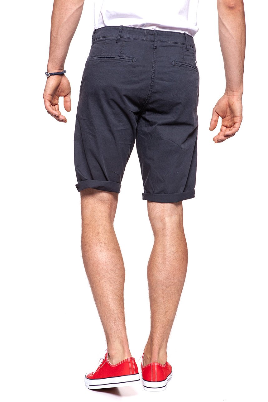 KRÓTKIE SPODENKI WRANGLER CHINO SHORTS NAVY W14MLL49I