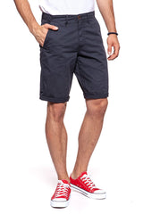 KRÓTKIE SPODENKI WRANGLER CHINO SHORTS NAVY W14MLL49I