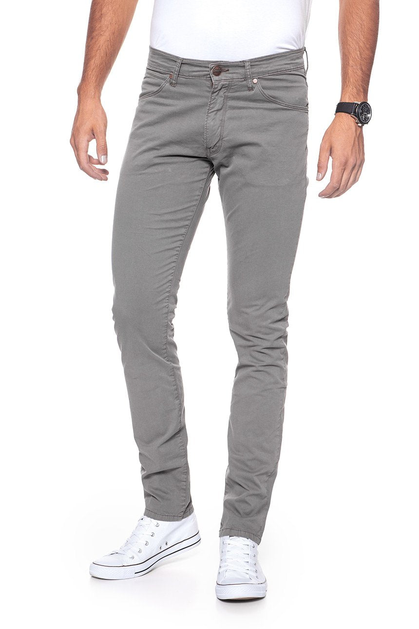 WRANGLER SPODNIE MĘSKIE LARSTON ARMY GREY W18SMM80L