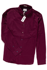 KOSZULA WRANGLER L/S BUTTON-DOWN SHIRT WINDSOR WINE W57659ARN