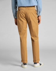 LEE TAPERED CHINO TOBACCO BROWN L70RQF78