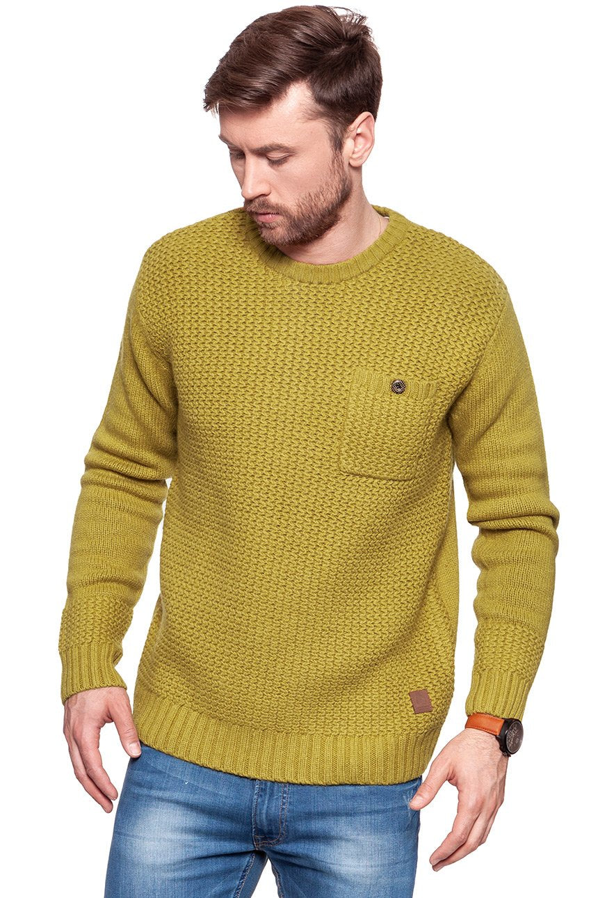 ANERKJENDT TED KNIT OLIVE OIL 8513220