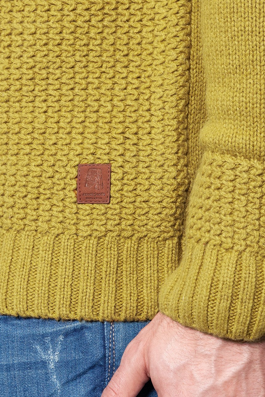 ANERKJENDT TED KNIT OLIVE OIL 8513220