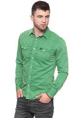 KOSZULA WRANGLER WESTERN SHIRT FAIRWAY GREEN W5965MV1Q