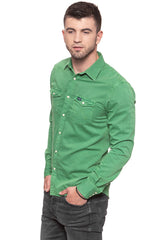 KOSZULA WRANGLER WESTERN SHIRT FAIRWAY GREEN W5965MV1Q