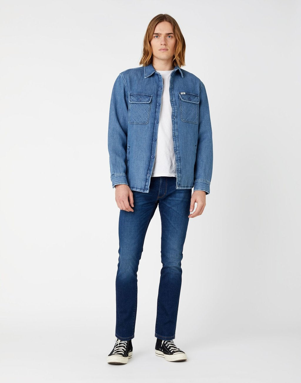 MĘSKIE SPODNIE JEANSOWE WRANGLER BRYSON FOR REAL W14XCJ027