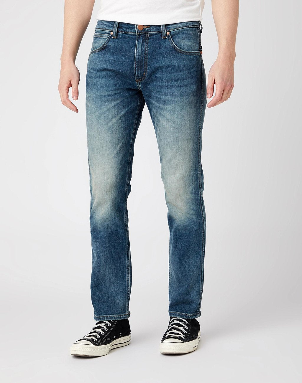 MĘSKIE SPODNIE JEANSOWE WRANGLER GREENSBORO SMOOTH DUST W15Q2837J