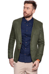 MĘSKA MARYNARKA ANERKJENDT ILLY BLAZER DUSTY OLIVE 8.413.103