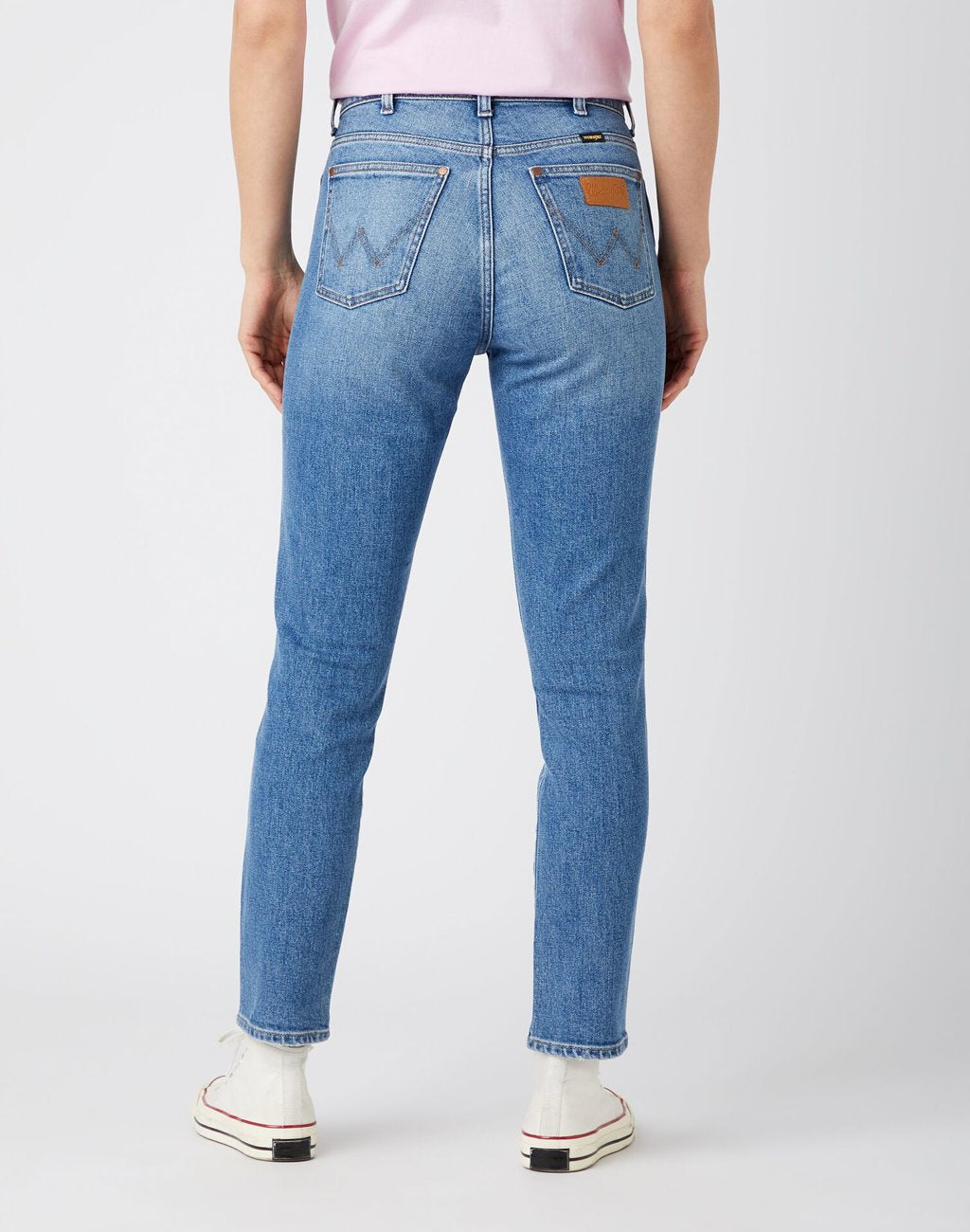 DAMSKIE SPODNIE JEANSOWE WRANGLER RETRO SKINNY SAVAGE BLUE W253KT53R