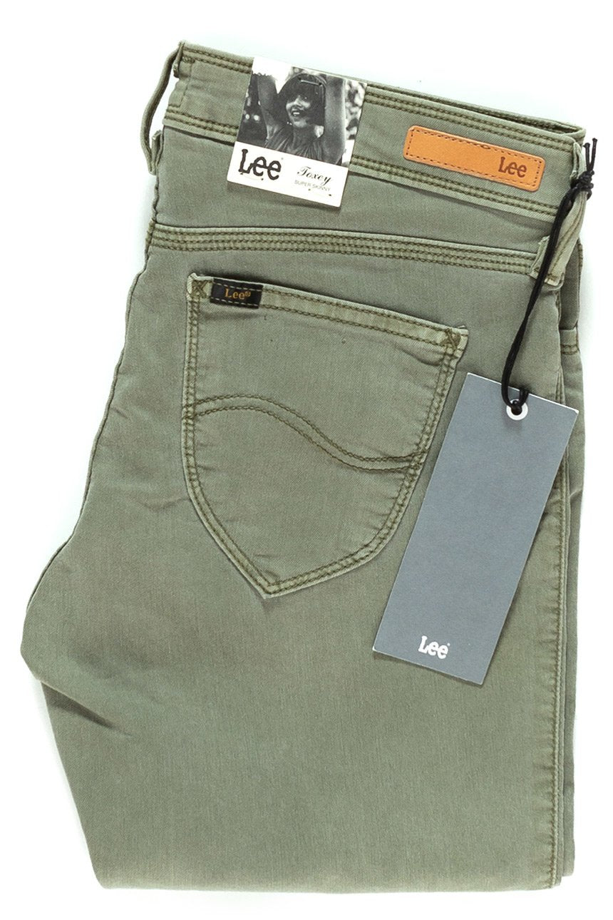 JEANSY DAMSKIE LEE TOXEY GREEN L527BF91 OUTLET