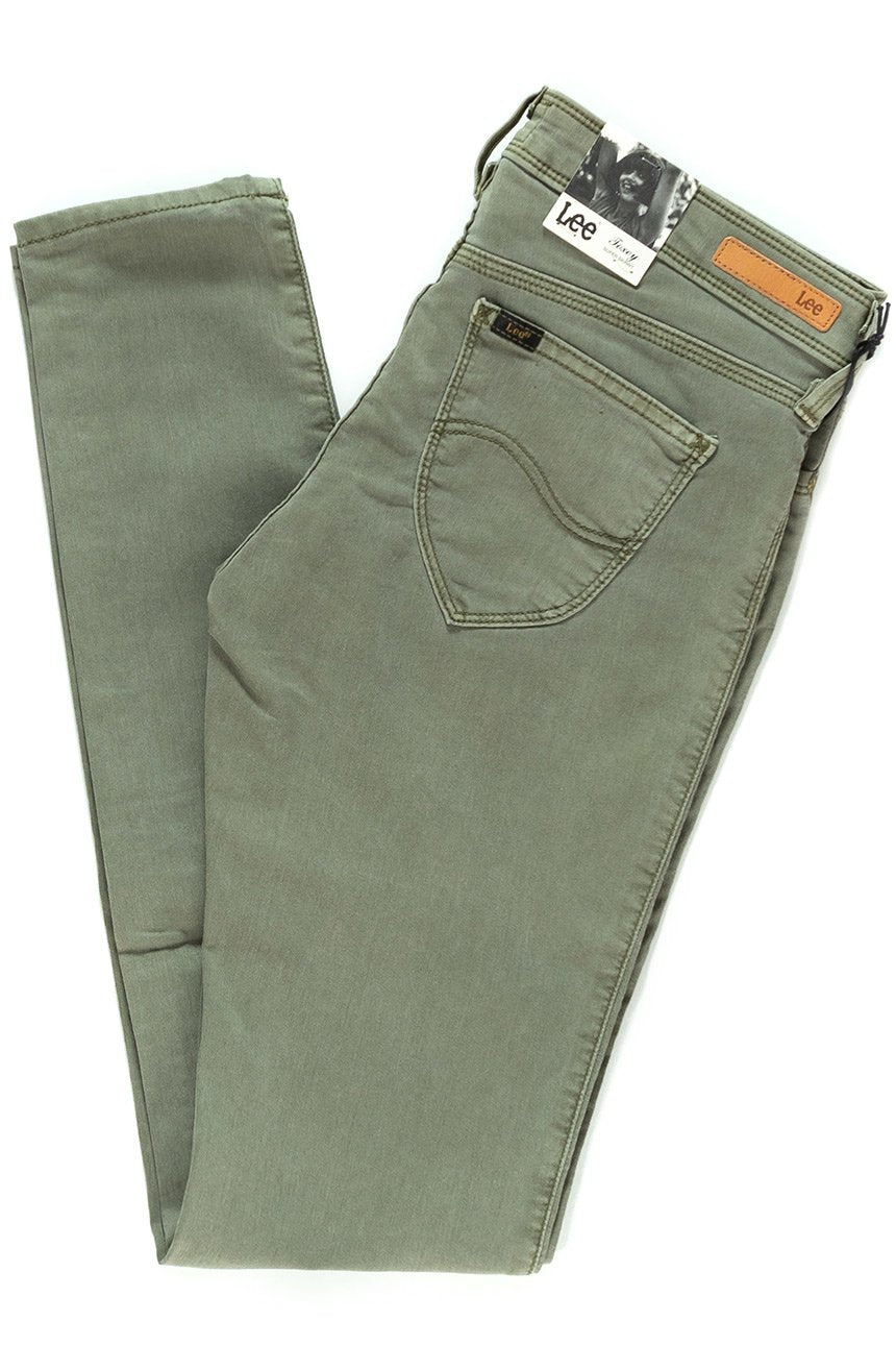 JEANSY DAMSKIE LEE TOXEY GREEN L527BF91 OUTLET