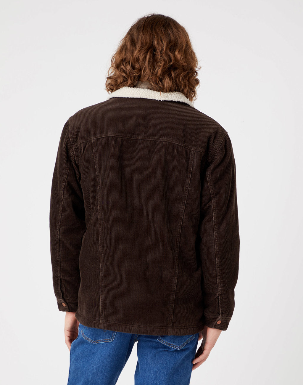 WRANGLER SHERPA JACKET MĘSKA KURTKA PRZEJŚCIOWA DELICIOSO BROWN W445AHH38