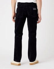 WRANGLER TEXAS MĘSKIE SPODNIE SZTRUKSY BLACK W121A2100