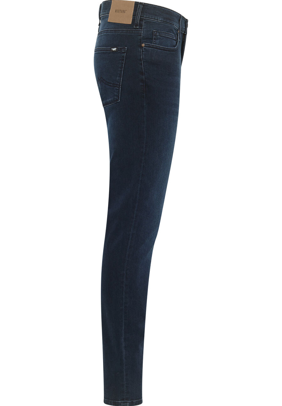 Męskie Spodnie Jeansowe MUSTANG Frisco Skinny DENIM BLUE 1013613 5000 983