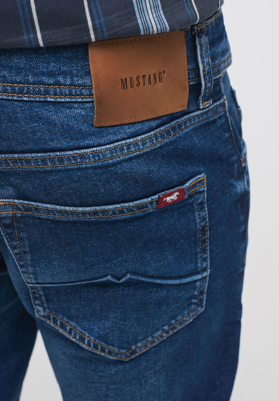 MUSTANG OREGON TAPERED MĘSKIE SPODNIE JEANSOWE JEANSY DENIM BLUE 1013665 5000 783