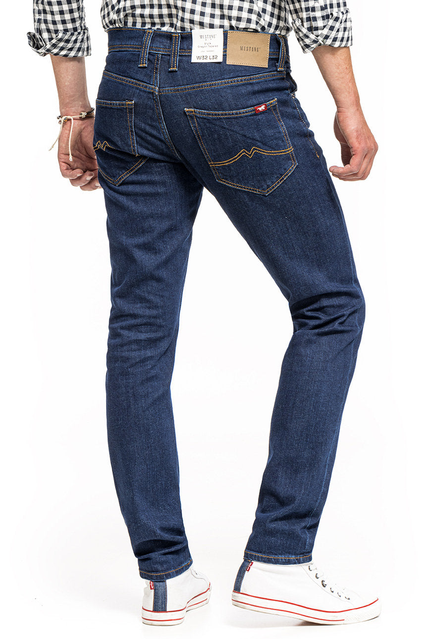 MUSTANG OREGON TAPERED MĘSKIE SPODNIE JEANSOWE JEANS DENIM BLUE 1014042 5000 940