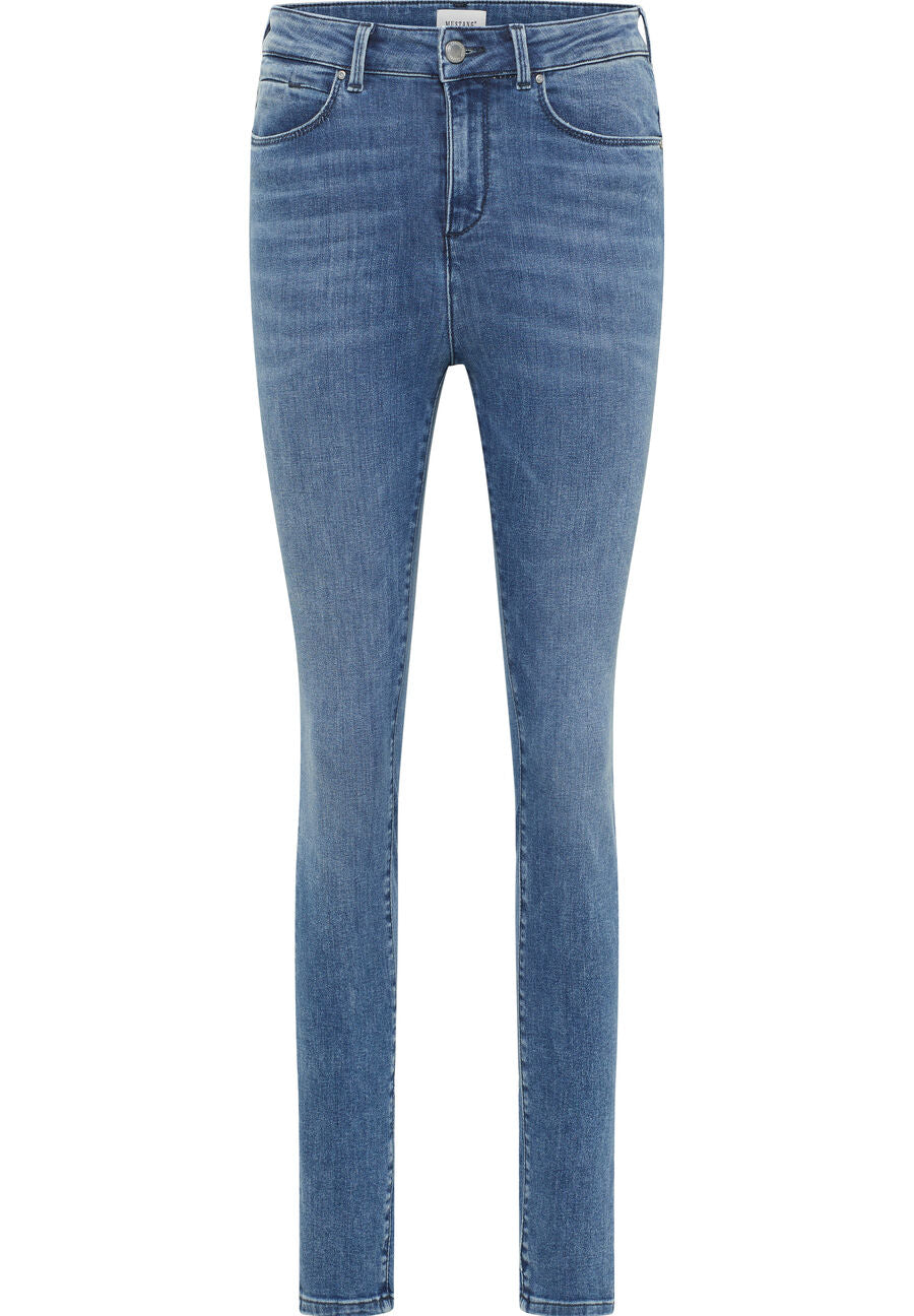 MUSTANG GEORGIA SUPER SKINNY DAMSKIE SPODNIE JEANSOWE JEANSY DENIM BLUE 1013578 5000 682