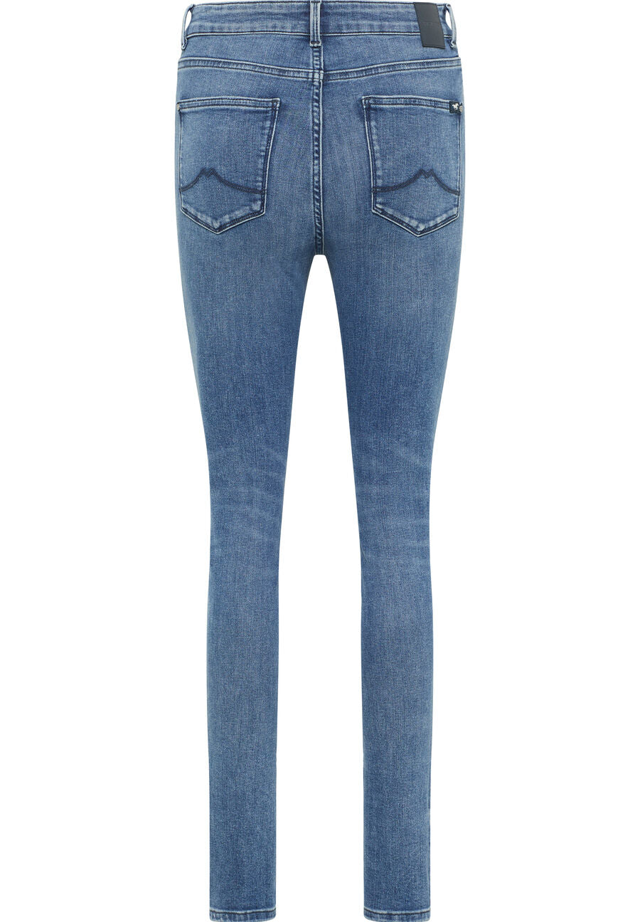 MUSTANG GEORGIA SUPER SKINNY DAMSKIE SPODNIE JEANSOWE JEANSY DENIM BLUE 1013578 5000 682