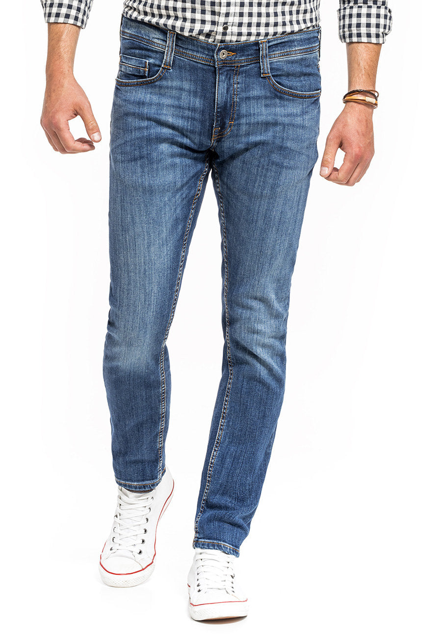 MUSTANG OREGON TAPERED MĘSKIE SPODNIE JEANSOWE JEANSY DENIM BLUE 1014041 5000 883