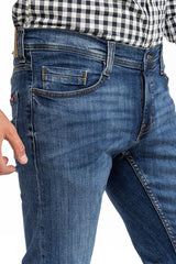 MUSTANG OREGON TAPERED MĘSKIE SPODNIE JEANSOWE JEANSY DENIM BLUE 1014041 5000 883