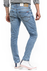 MUSTANG OREGON TAPERED MĘSKIE SPODNIE JEANSOWE JEANSY DENIM BLUE 1014040 5000 202