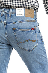 MUSTANG OREGON TAPERED MĘSKIE SPODNIE JEANSOWE JEANSY DENIM BLUE 1014040 5000 202