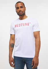 MUSTANG ALEX C LOGO TEE DWUPAK KOSZULKA T-SHIRT LOGO L 1013221 4142