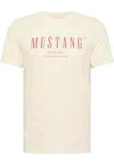 MUSTANG ALEX C PRINT MĘSKI T-SHIRT KOSZULKA LOGO NADRUK PRISTINE 1013802 8001