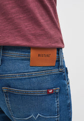 MUSTANG OREGON TAPERED MĘSKIE SPODNIE JEANSOWE JEANSY DENIM BLUE 1013731 5000 682