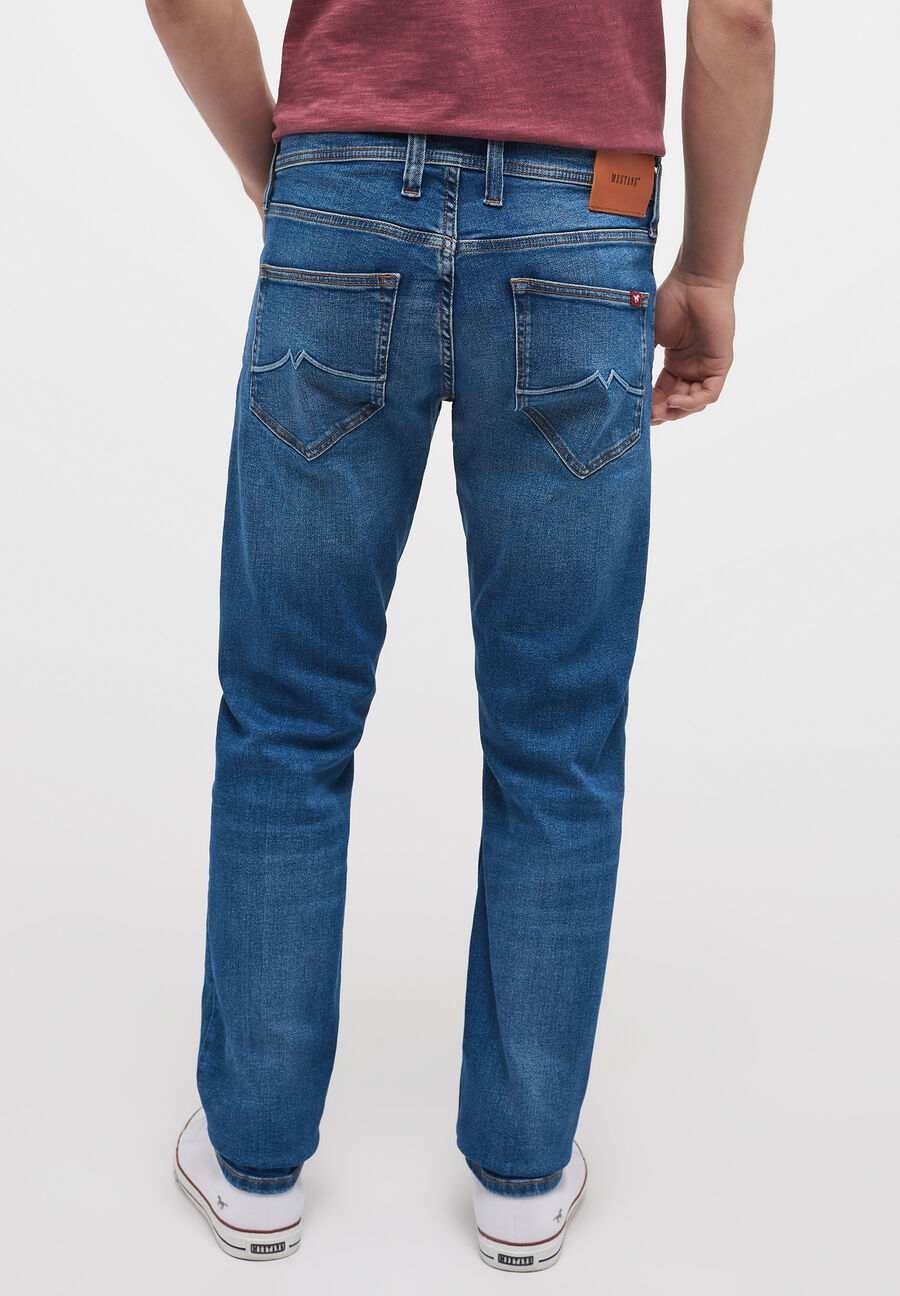 MUSTANG OREGON TAPERED MĘSKIE SPODNIE JEANSOWE JEANSY DENIM BLUE 1013731 5000 682