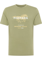 MUSTANG ALEX C PRINT MĘSKI T-SHIRT KOSZULKA LOGO NADRUK 1013828 6273