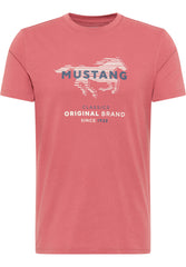 MUSTANG ALEX C PRINT MĘSKI T-SHIRT KOSZULKA LOGO NADRUK 1013828 8268