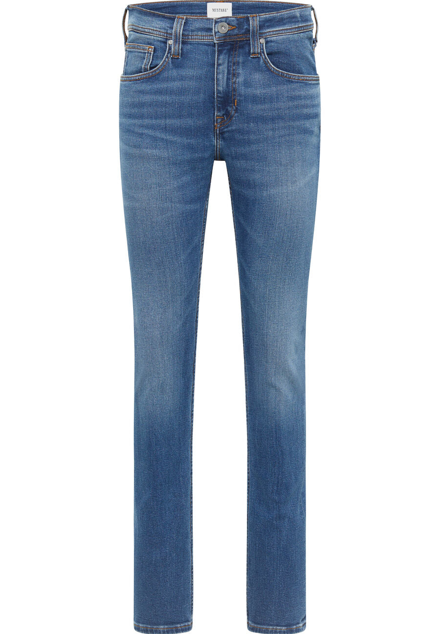 MUSTANG ORLANDO SLIM MĘSKIE SPODNIE JEANSOWE DENIM BLUE 1013676 5000 682