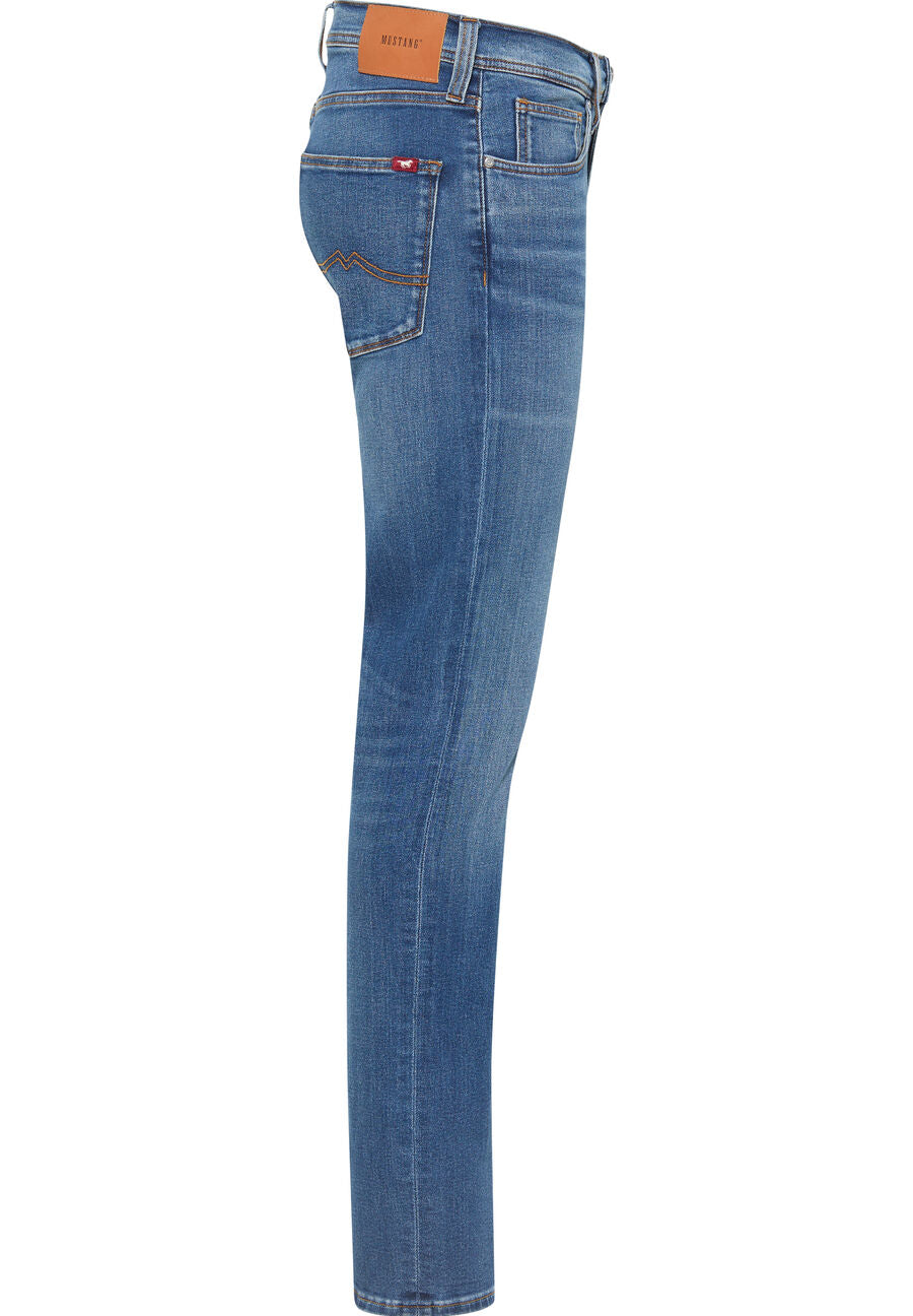 MUSTANG ORLANDO SLIM MĘSKIE SPODNIE JEANSOWE DENIM BLUE 1013676 5000 682