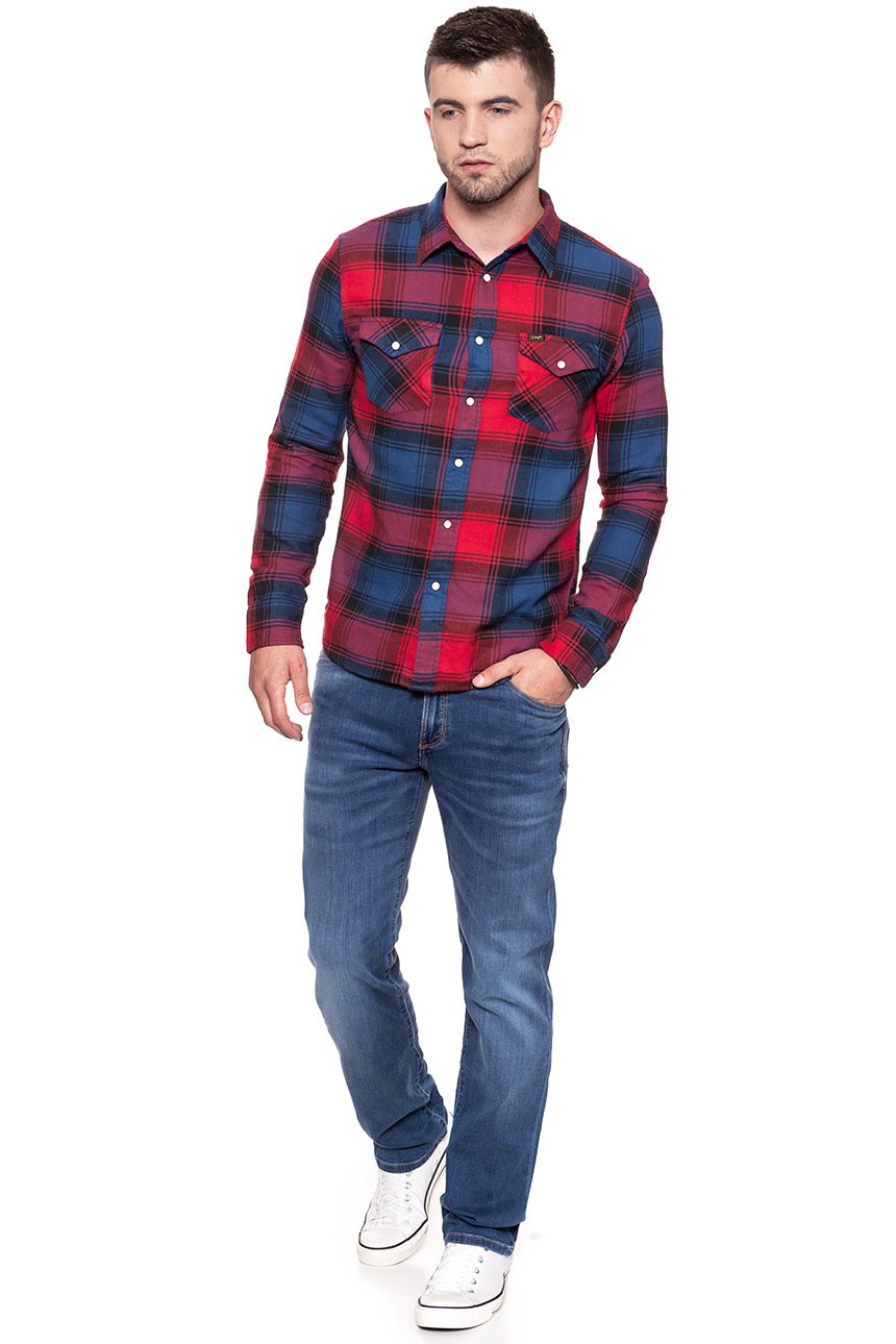 KOSZULA LEE WESTERN SHIRT PRIMARY RED L644MKLK