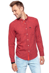 KOSZULA LEE BUTTON DOWN VIBRANT RED L880IESK