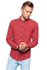 KOSZULA LEE BUTTON DOWN VIBRANT RED L880IESK