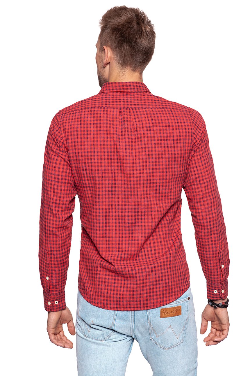 KOSZULA LEE BUTTON DOWN VIBRANT RED L880IESK