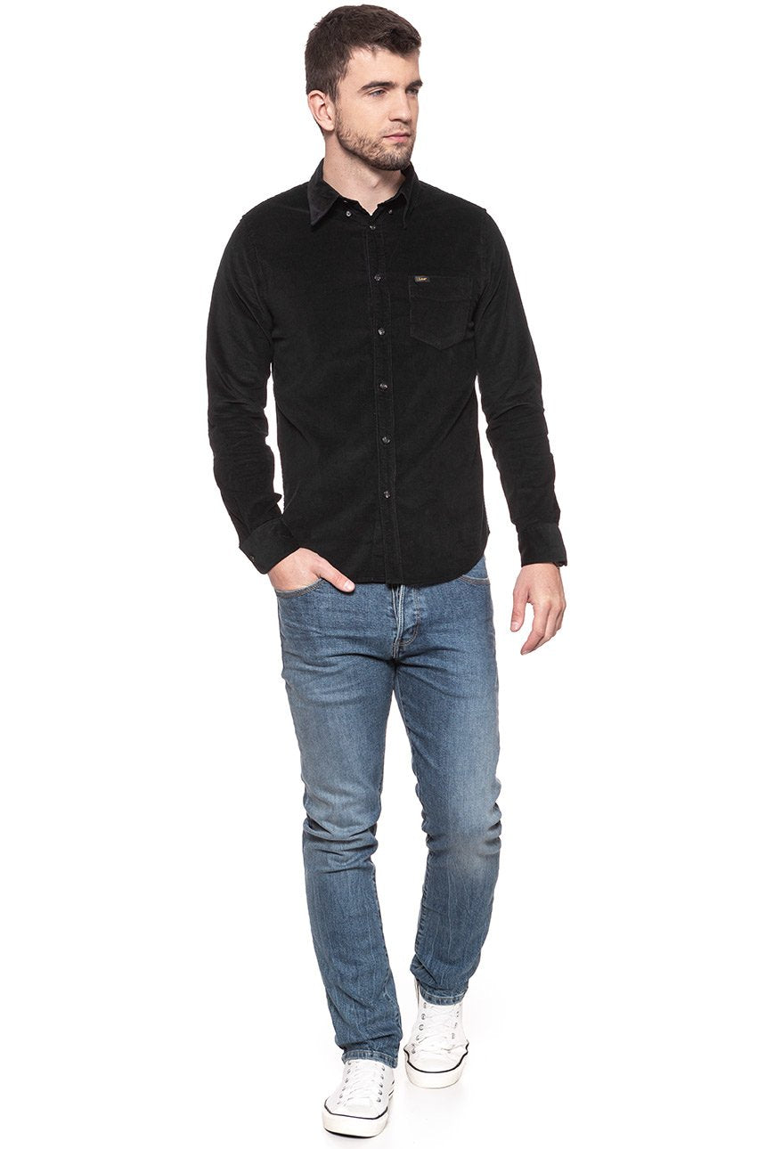 KOSZULA LEE BUTTON DOWN BLACK L880MR01