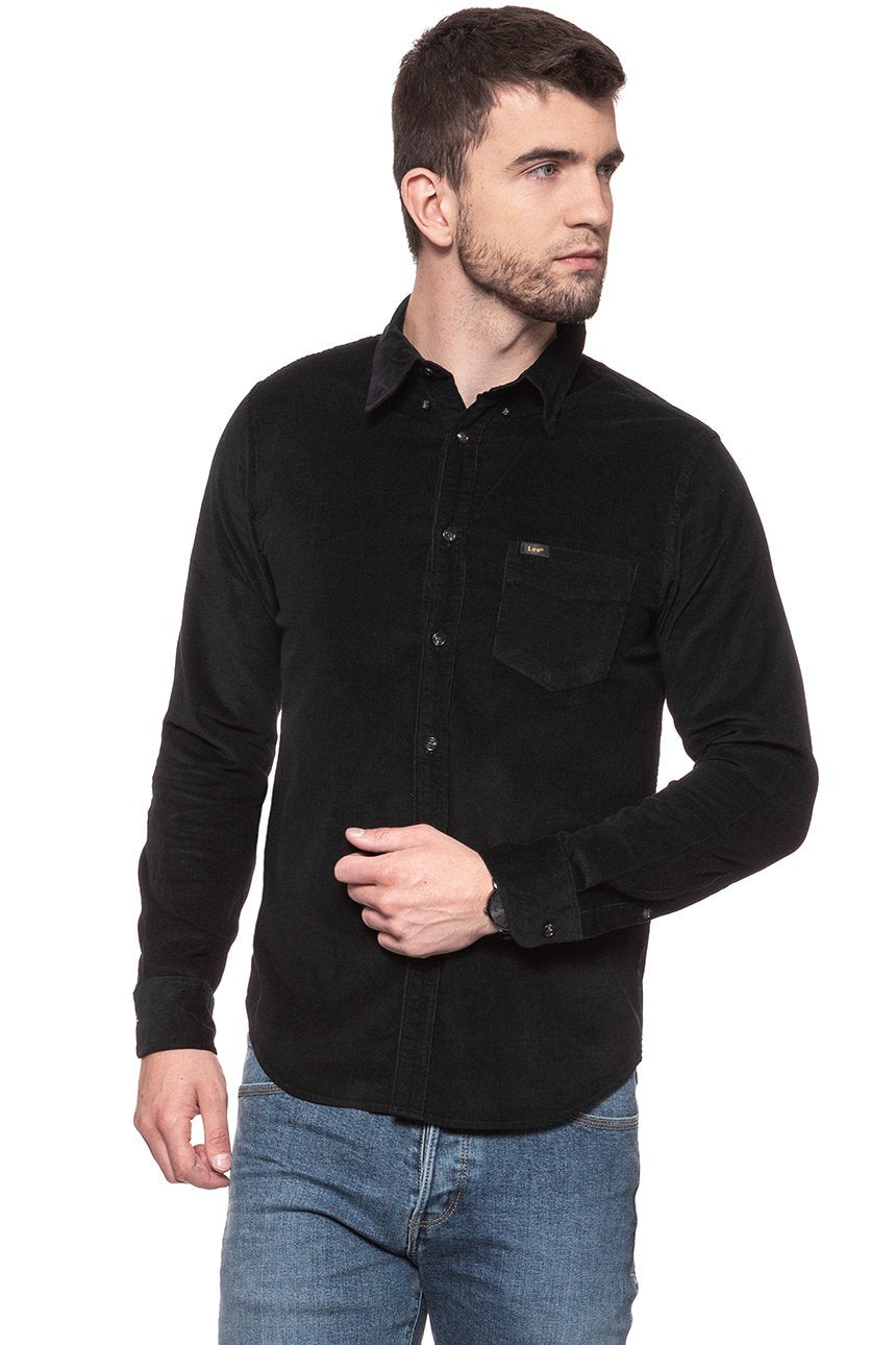 KOSZULA LEE BUTTON DOWN BLACK L880MR01