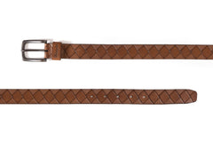 PASEK WRANGLER DIAMOND BELT BROWN W0A62U185