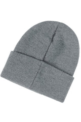 MĘSKA CZAPKA ZIMOWA WRANGLER BASIC BEANIE MID GREY MEL W0M03UH37