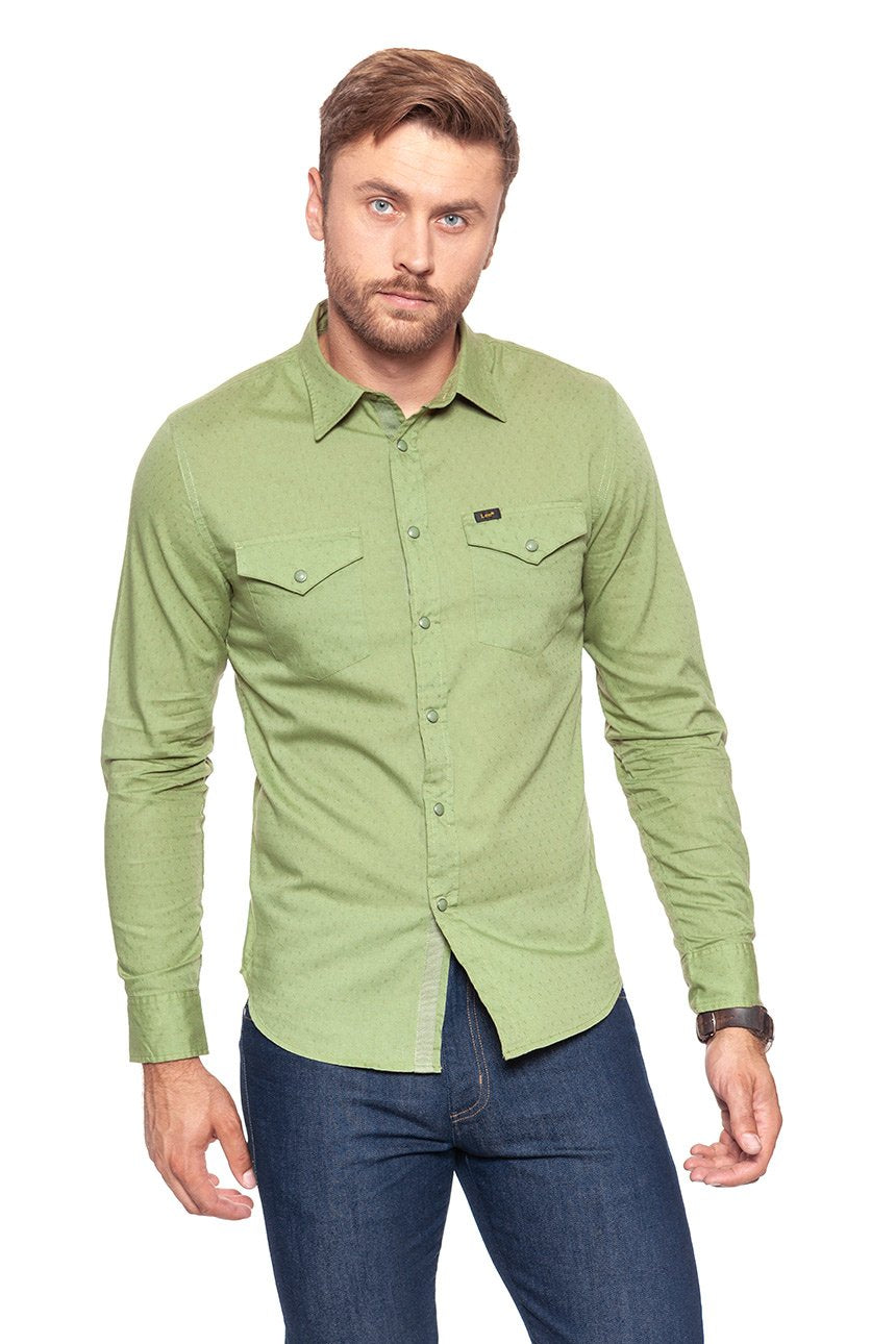 KOSZULA LEE WESTERN SHIRT SAGE L644IBSN