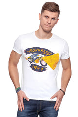 KOSZULKA WRANGLER S/S/ EMO GRAPHIC TEE WHITE W7A60EN12