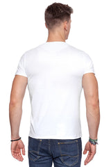 KOSZULKA WRANGLER S/S/ EMO GRAPHIC TEE WHITE W7A60EN12