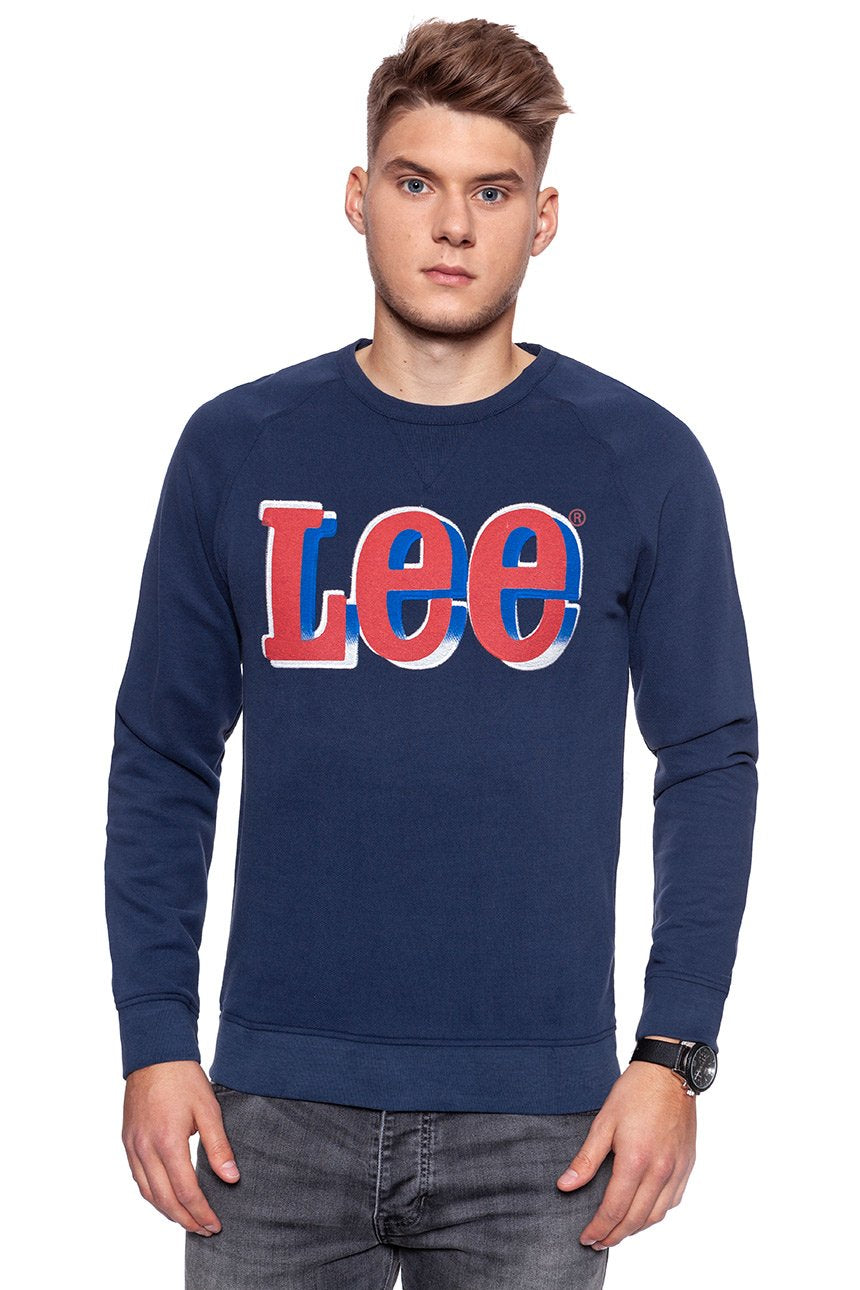 BLUZA MĘSKA LEE SWS NAVY L82CDE35