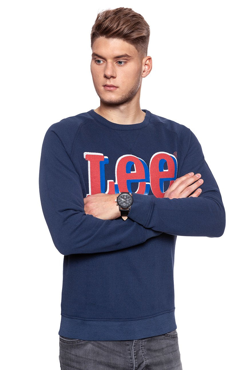 BLUZA MĘSKA LEE SWS NAVY L82CDE35