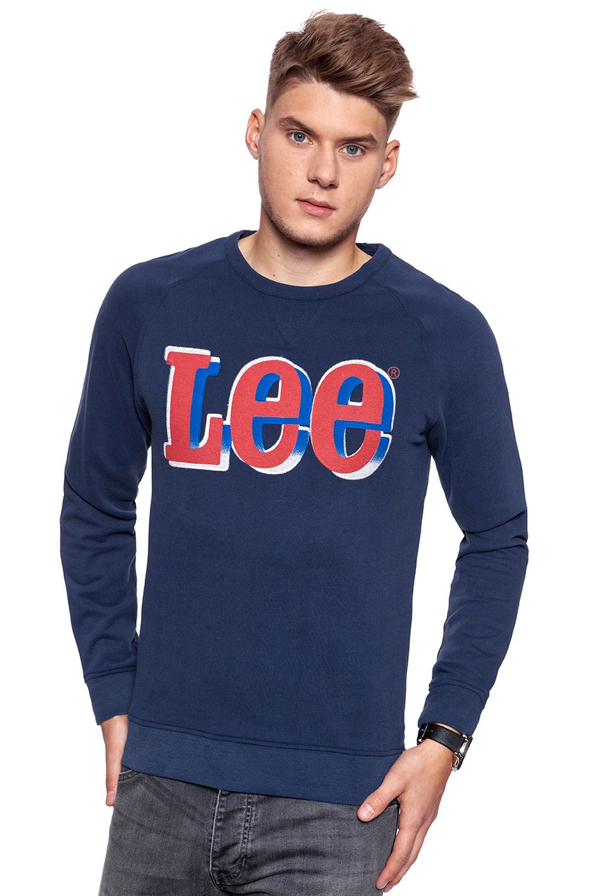 BLUZA MĘSKA LEE SWS NAVY L82CDE35