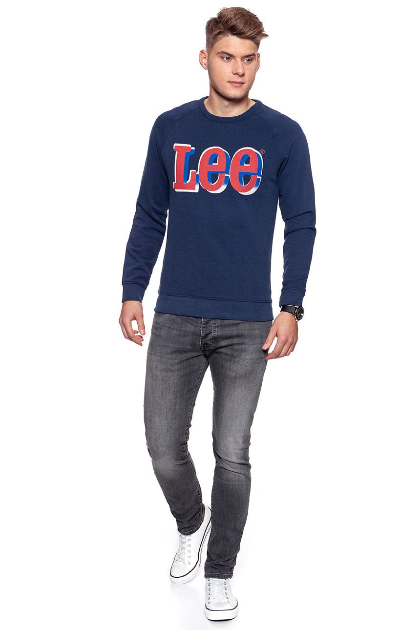 BLUZA MĘSKA LEE SWS NAVY L82CDE35