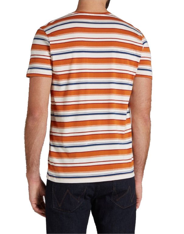 KOSZULKA WRANGLER 1PKT TEE RUST W7972GQ94      $